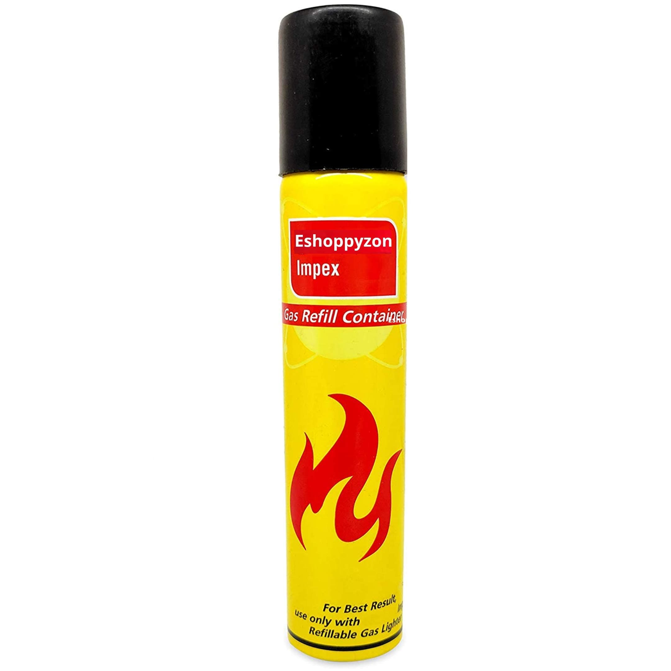EshoopyZon Gas Refill for Lighter | Aluminum Gas Lighter Refill Can,100 ML | Butane Gas Canister for Refillable Lighters | Gas Can Use for All Type of Refillable Lighters