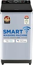 Panasonic 7.5 Kg Wifi Built-In Heater Fully-Automatic Top Loading Smart Washing Machine Appliance (NA-F75V10LRB, Silver, Compatible with Alexa)
