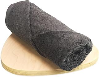 HEELIUM Bamboo Bath Towel | Ultra Absorbent | 3X Softer Than Cotton Towels | 140 x 70 cm - 600 GSM | Pack of 1 - Grey