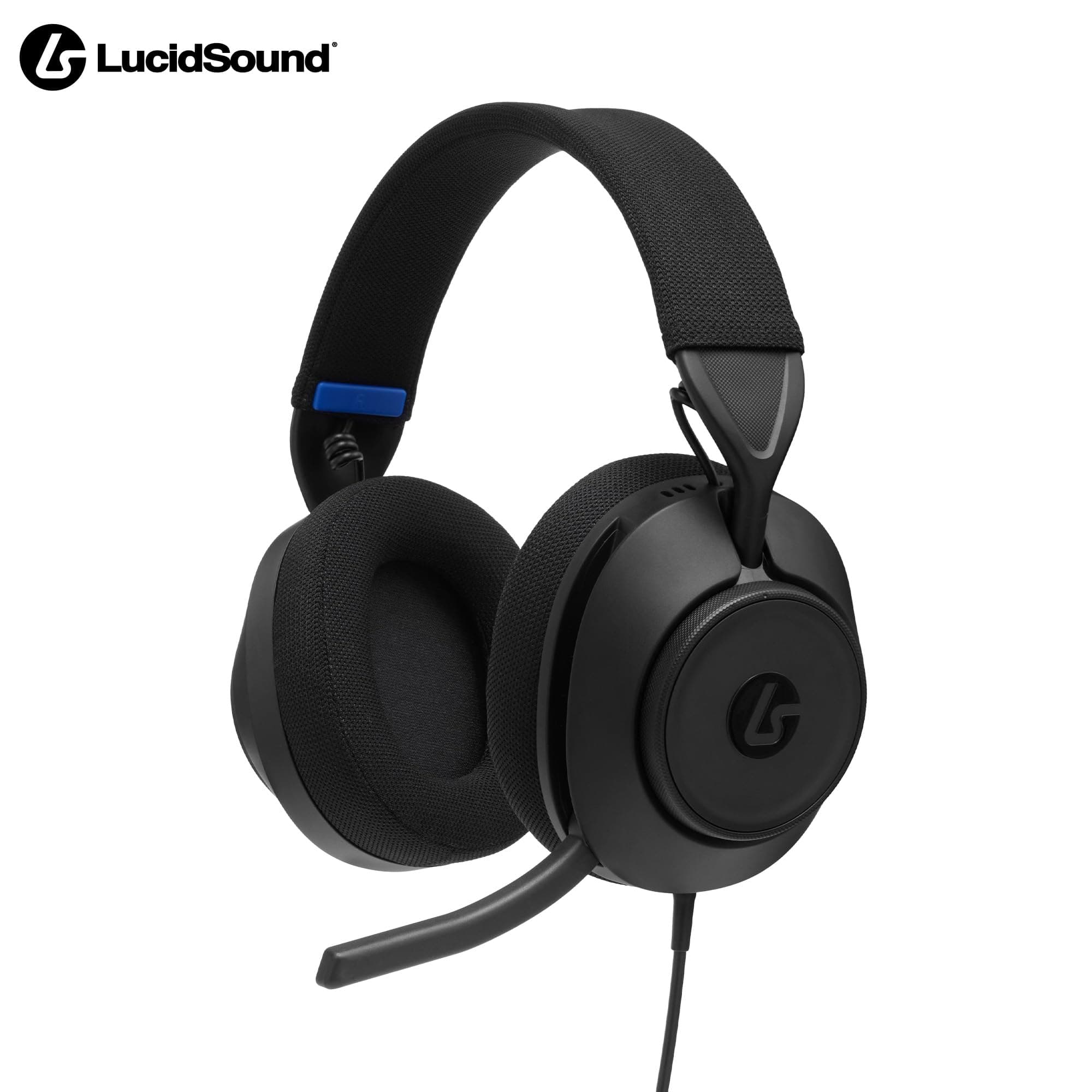 PowerA LucidSound LS10P Gen 2 Wired Gaming Headset with 50mm Drivers, Flip-to-Mute Mic, Tempest 3D Audio, Swivel cups, Lightweight & Glasses-Friendly for PS5, PS4 & PC, Black