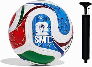 SMT World Cup 2026 NEW Hand Stitched Football Size -5 (Pack of 1) (New latested Football)