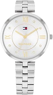 Tommy Hilfiger Quartz Silver Dial Stainless Steel Strap Watch for Women