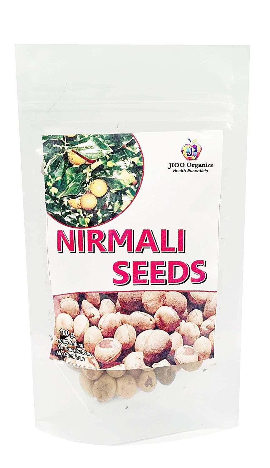 J Organics Nirmali Seeds | Clearing nut | Thetran Kottai for Tea, Water Purification, 100g