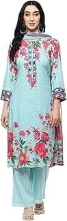 BIBA Women Rayon Straight Suit Set