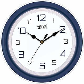 Ajanta Ajanta AQ-2147 Quartz Glass Abstract Blue Office Clock (210 x 42 x 211 mm