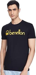 United Colors of Benetton Men's Cotton Regular Fit T-Shirt