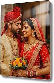 3 mm Acrylic Customize Rectangular Photo Frame for Wall | Personalized Photo Frame | Wall Decor | Wall Mount Frameless Picture Photo | Self Adhesive (Glossy, 8.5X11.7), Brown