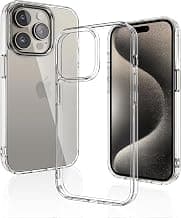 Case for iPhone 15 ProMax Silicone Case Clear Transparent Shockproof Scratch Resistant Protective Phone Soft Silicone Slim Cover for iPhone 15 ProMax (Transparent)
