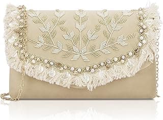 Lavie Signature Women's Irvine Embroidered Envelop Clutch | Ladies purse |Gift For Women