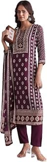 KALKI Kurta Set with Indie Print and Moti Work