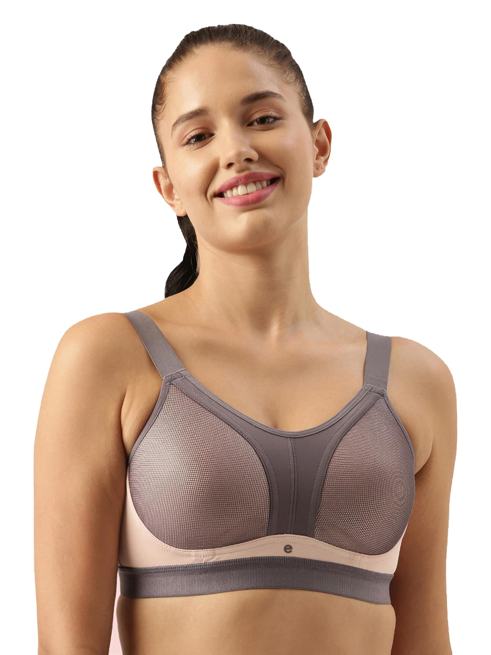 Enamor Innovations Y-Panel Bounce Control, Agion Scent Protect, Women's Sports Bra - High-Impact, Padded, Wirefree, Full Coverage - SB25