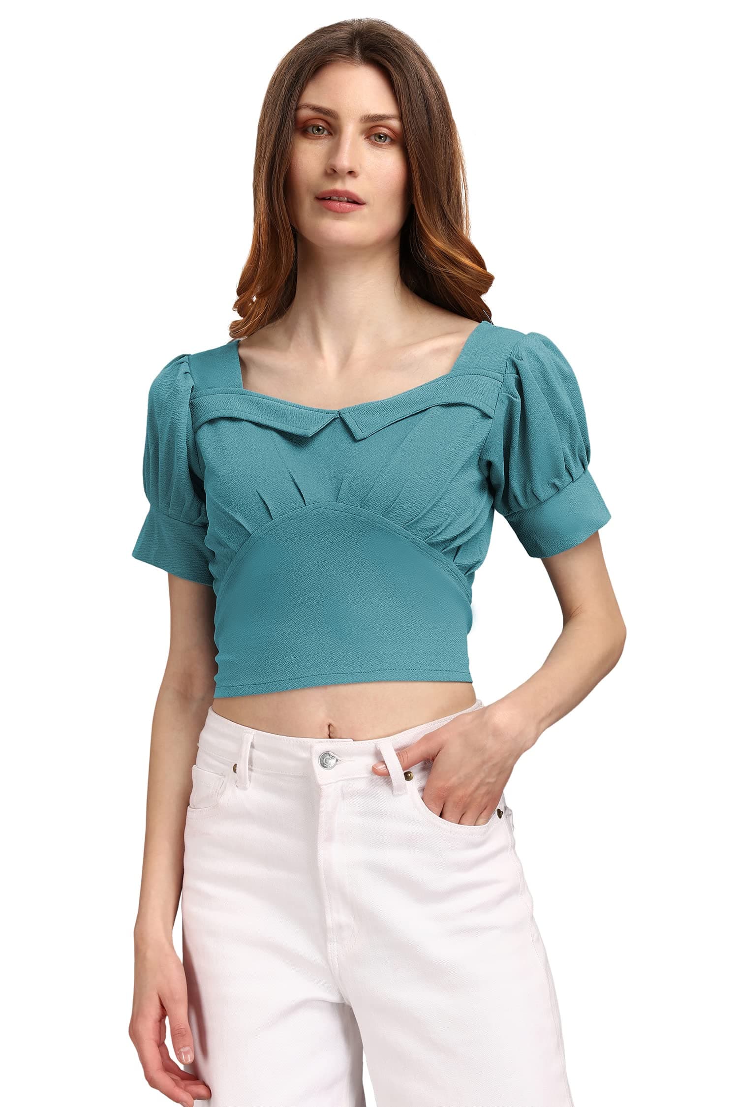 PURVAJA Women’s Slim Fit Top(sara-184-190)