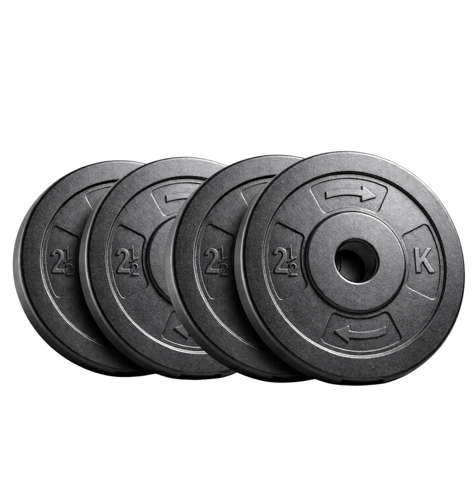 Artino P.V.C Weight Plates, Filled with Concrete, Standard Weights Plates, Set for Weight Lifting, Home Gym Fitness Workout (Online Series) (Adjustable Upto 25 mm Rod) ((2.5Kg X 4Pc)10Kg)