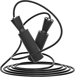 Victory Adjustable Skipping Rope Jumping Rope With Comfortable Handles Ball Bearing Skipping Rope for Kids, Women, Girls Rassi Jumping Men for Exercise, Gym, Sports Fitness (Black)