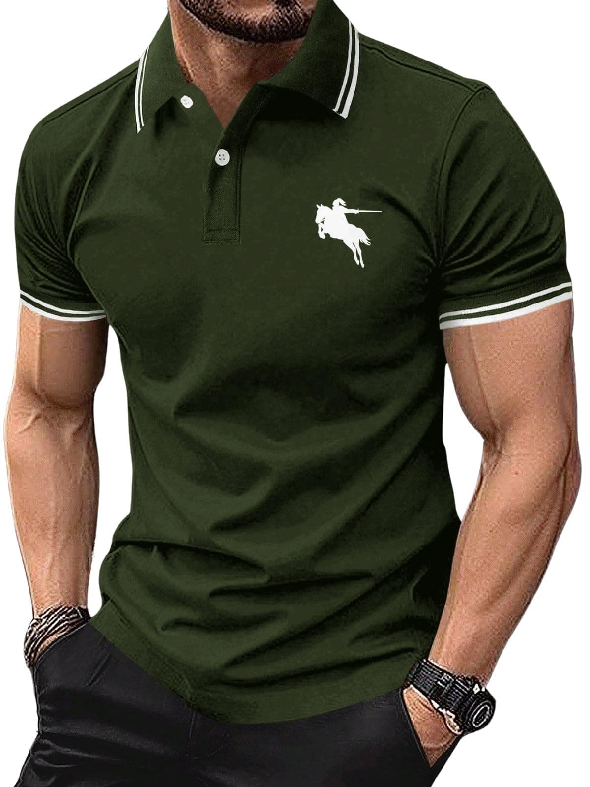 GRECIILOOKS T-Shirt for Men | Plain | Casual Stylish | Half Sleeve | Man Polycotton | Men's Solid Slim Fit