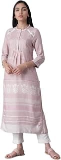 W for Woman Women's Viscose Regular Fit A-Line Kurta