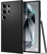 Spigen Liquid Air | Samsung Galaxy S24 Ultra Case [Flexible] [Air Cushion Protection] Galaxy S24 Ultra Back Cover | TPU - Matte Black