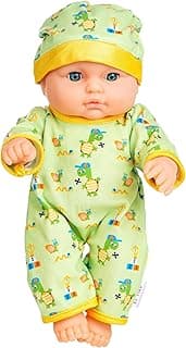 EL FIGO Cute Little Boy in Printed Soft Dress Rubber Doll for Kids (Rotatable Legs Arms with Removable Clothes Set 30 cm)