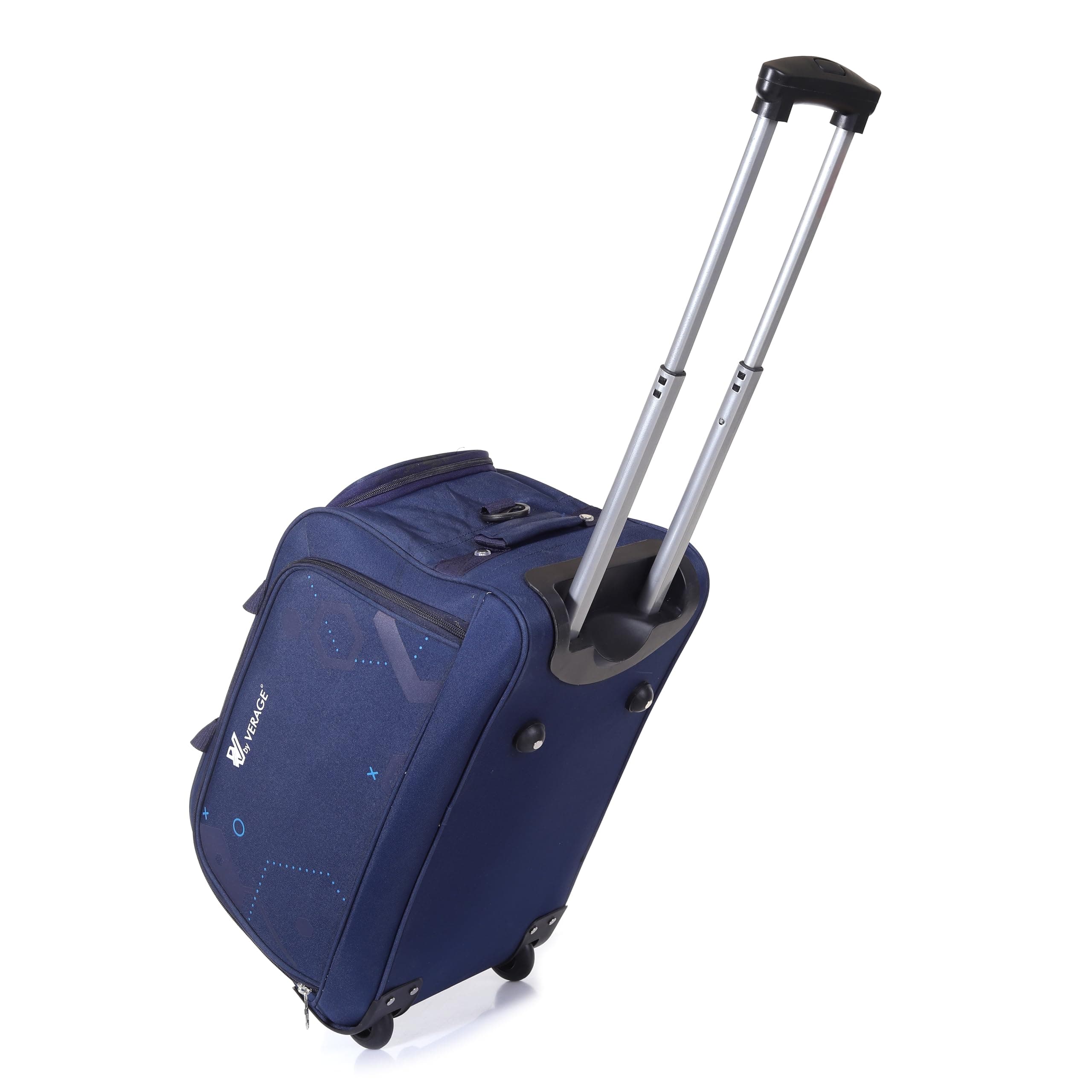 Verage - Star Cabin Size 54 cms Navy-Blue Colour Wheel Duffel Bag for Travel with Telescopic Trolley | Luggage Bag | Travel Bag (VRSTAR-20-NB)