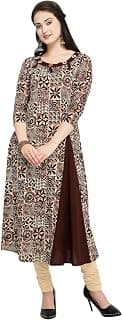 SHOPPING QUEEN Women Cotton A-Line Kurta