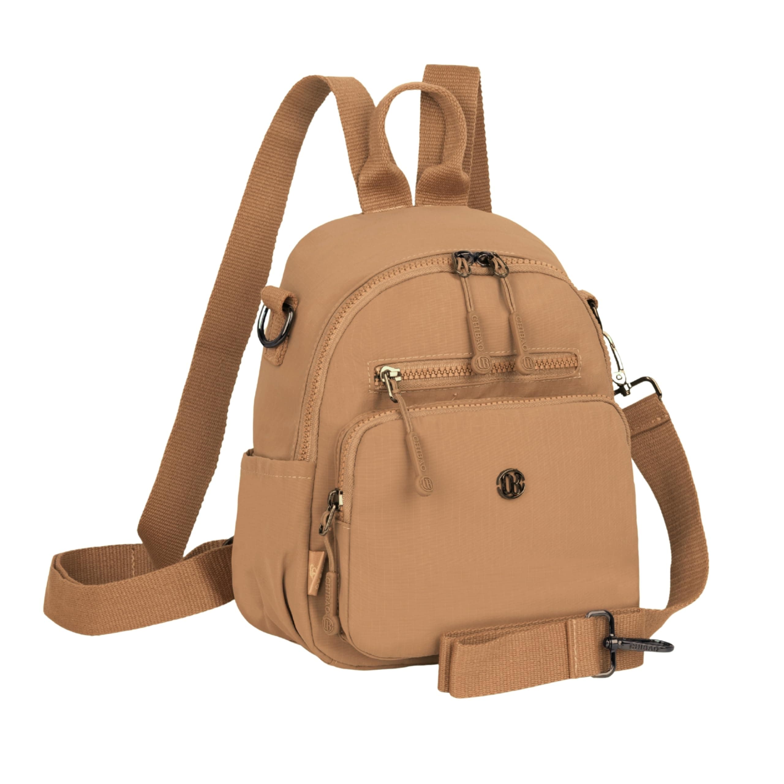 12o12 Anti-Theft Women's & Girls Small Backpack with Multiple Compartments Storage, Smooth Zippers, Fashion Casual Crossbody Sling Bag for Trips, Travel Daypack