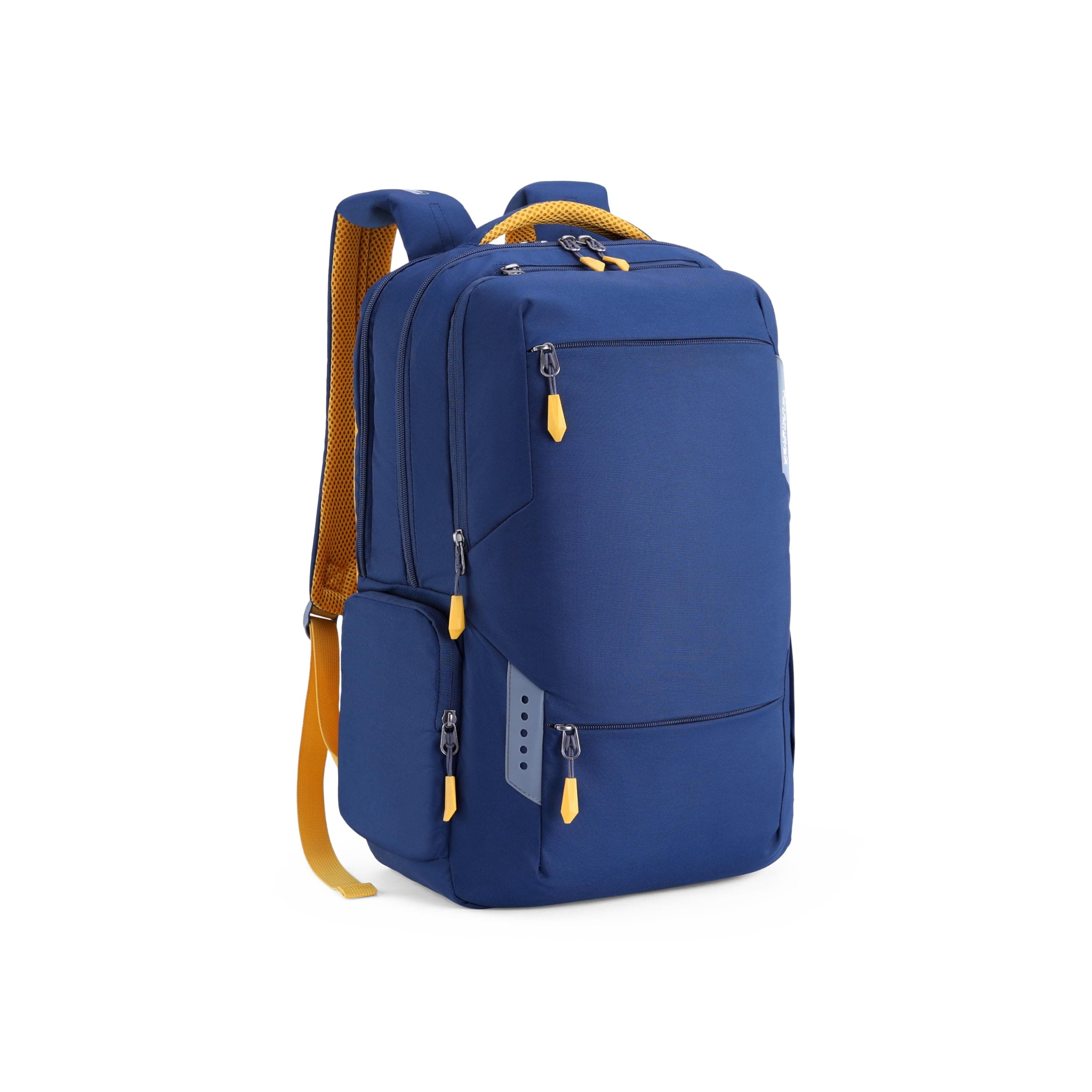 American Tourister Brett 4.0 | 31 Ltrs | 3 Compartments | Bottle Pocket | Ergonomic Padded Back Panel & Shoulder Straps | Laptop Backpack | 1 Year International Warranty | Blue Ink