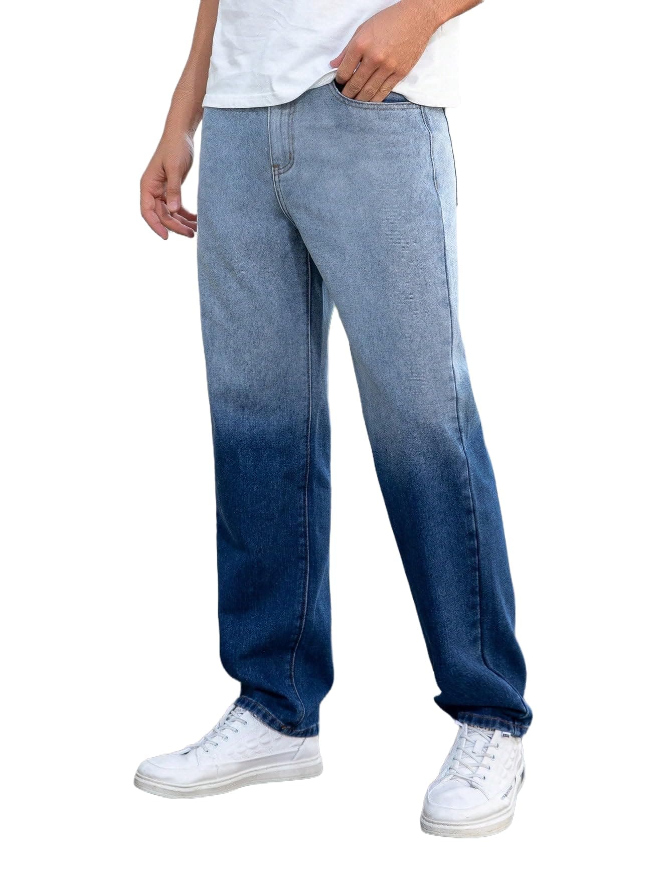 URBAN POCKETS Jeans for Men | Relaxed Fit | Baggy Wide Leg | Streetwear Denim | Everyday Comfort (U-22)