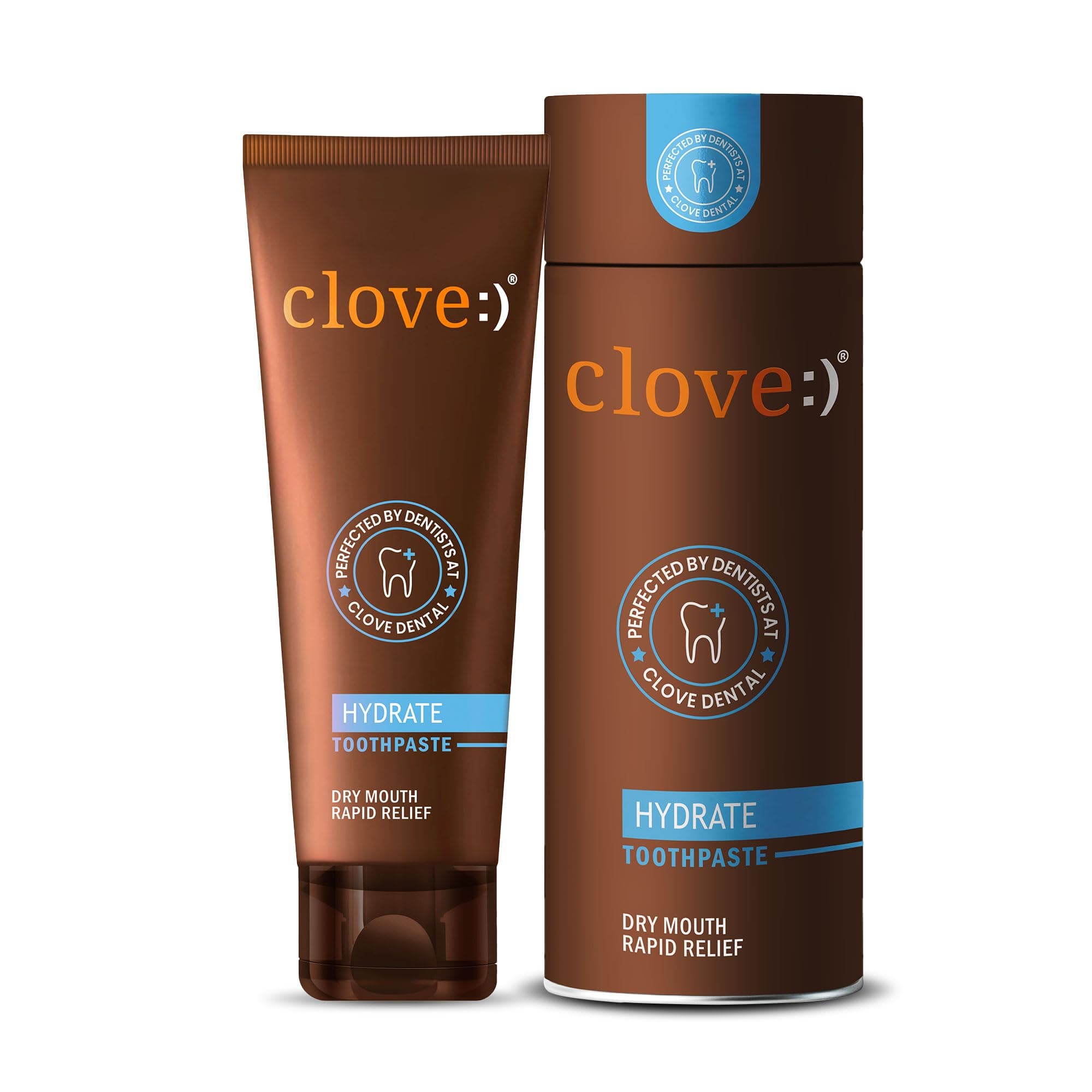 Clove Hydrate Toothpaste, Dry Mouth Relief, Patented Optaflow Technology, Hydrates & Stimulates Saliva Flow, Contains Xylitol for Cavity Prevention, Triclosan-Free, Safe formul, Mint, 100g