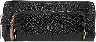 Hidesign Womens EE Katniss WI-M Medium Black Zip Around