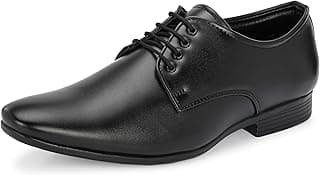 Centrino Formal Shoe for Men | Lace-Up Derby for Business & Casual Wear | Stylish Design with Comfortable Fit Craftsmanship for All-Day Support (64055)