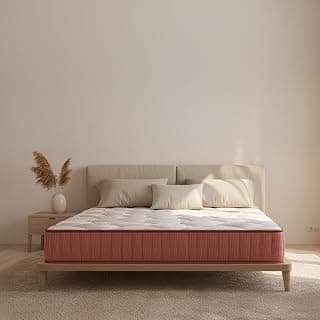 Sleepwell MyMattress | 8 Inch Firm Queen Size Bed Mattress | VPF & Resitec Foam | Orthopedic Support | Balanced Comfort | Relaxing Sleep | Neem Anti Microbial | Rust | 78X60X8 | 10 Year Warranty