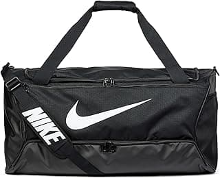 Nike Polyester Unisex's Western Polyester 95 L Black/White,71.12 cm Duffel Bag