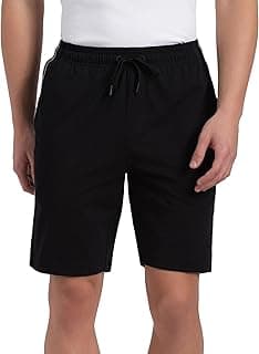 Jockey 9426 Men's Super Combed Cotton Rich Regular Fit Solid Shorts with Side Pockets