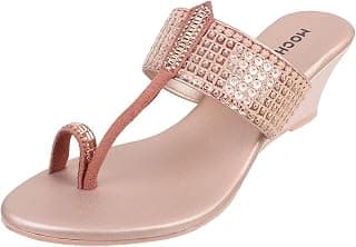 Mochi Women Ethnicwear Wedge Heel Sandal