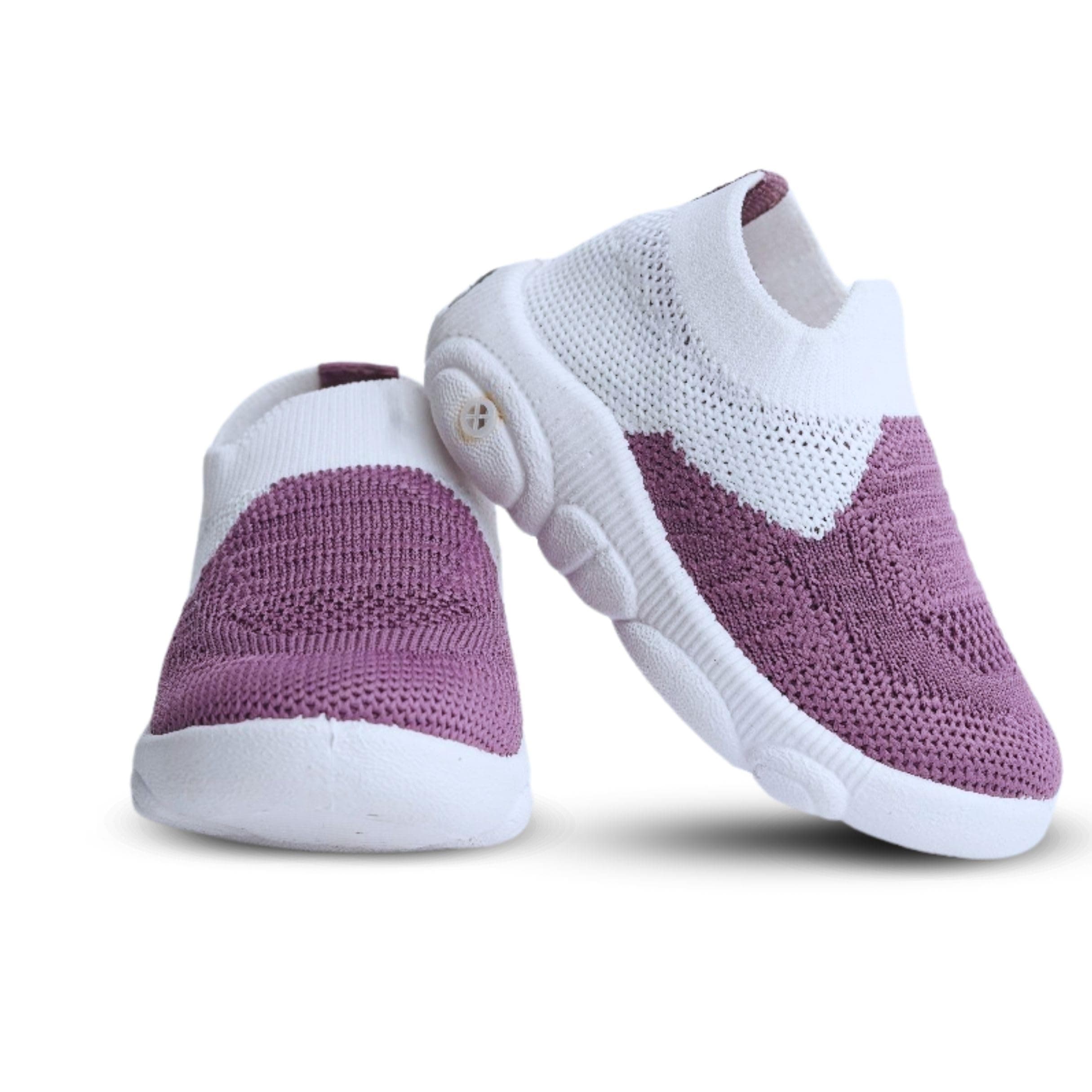FootStation Infant's Musical Chu-Chu Sound First Walking Shoes for Baby Boys & Girls | 9-24 Months | Breathable Synthetic Mesh, Cushioned Soft Sole Comfort & Secure Slipon Closure