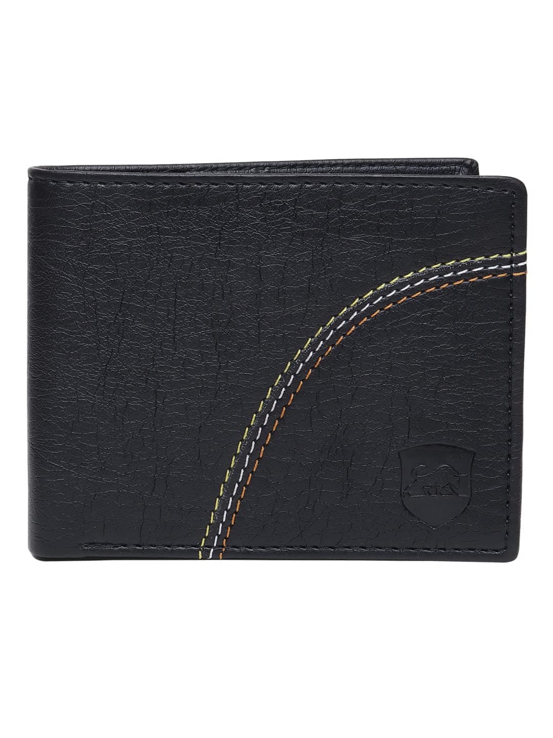 SAMTROH Men Black Solid Fold Wallet - SMWLT07