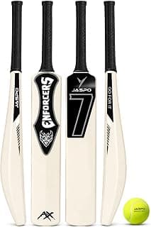 Jaspo 7 Enforcers Heavy Duty Plastic Tennis Cricket Bat,Full Size (34 X 4.5 Inch) Premium Bat for All Age Groups – Kids/Boys/Girls/Adults (7 Enforcers)
