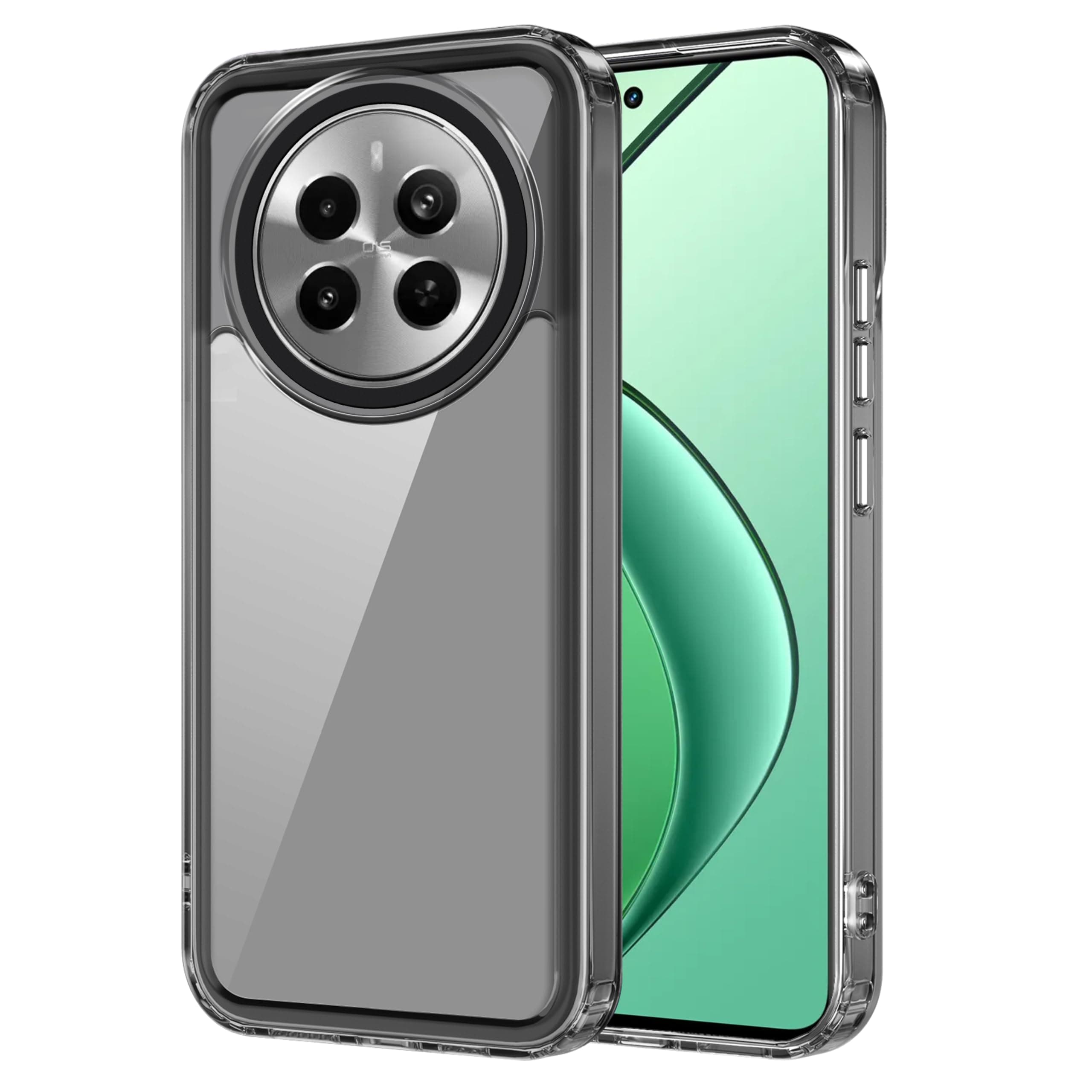 amazon basics Back Case Cover for Realme Narzo 70 Pro 5G (Polycarbonate,Thermoplastic PolyurethaneTranslucent Black)