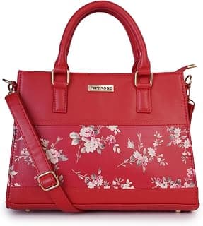 Peperone BAGS & ACCESSORIES Fleur Pink Handbag