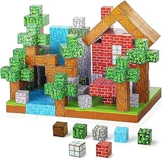 Kidology 48PCS Magnetic Building Blocks for Kids | STEM Magnetic Tiles & Sticks Construction Set | Creative Learning Toy for Toddlers 3+ | Magnetic Cubes, Sensory Outdoor & Indoor Educational Toy