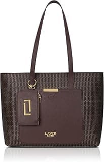 Lavie Luxe Women's Monogram Bliss Tote Handbag | Tote Bag For Work | Ladies purse | Stylish Shoulder Bag | Gift For Women