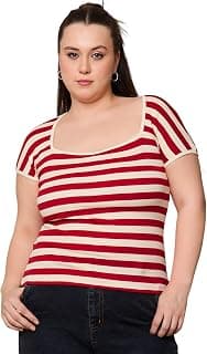 SASSAFRAS Curve Women Square Neck Top