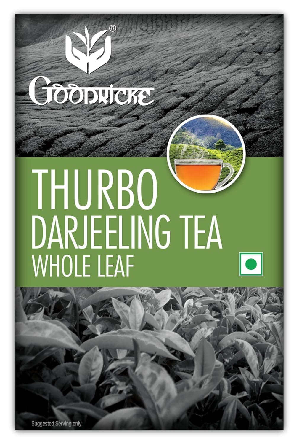 Goodricke Thurbo Darjeeling Tea 250gm | 100% Pure & Original Single Estate Whole Leaf Tea | Premium Black Long Loose Tea Leaves | Rich Taste & Muscatel Aroma | Authentic Chai