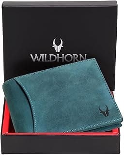 WildHorn Blue Hunter Leather Men's Wallet
