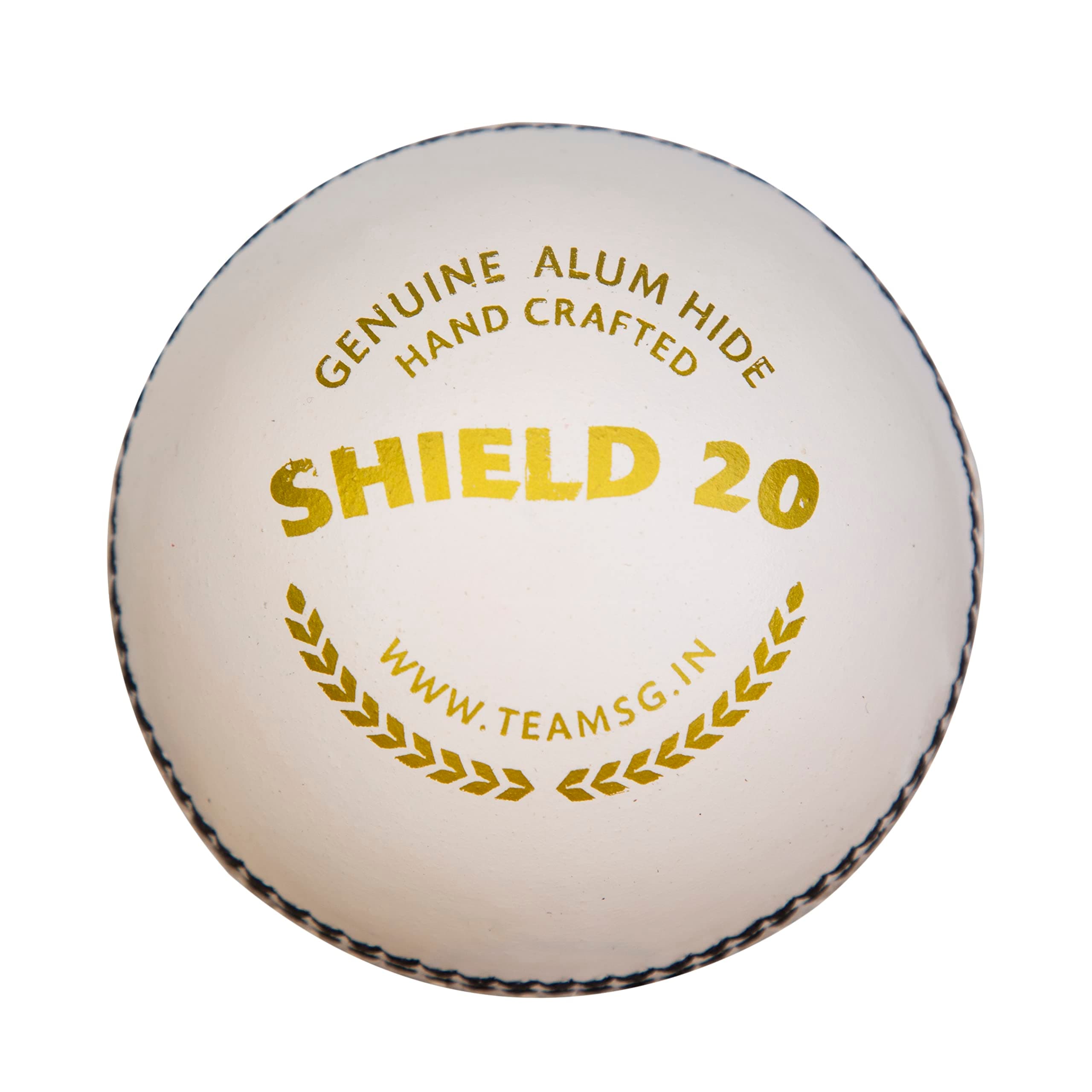 SG Leather Cricket Balls Shield 20 (White)