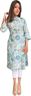 BUPIZ Women's Premium Chanderi Silk Digital Print Kurti