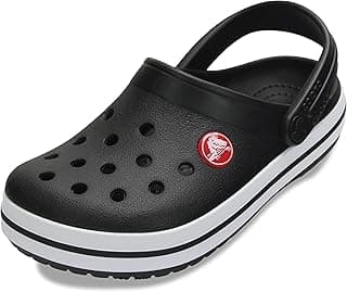 Crocs Unisex Kids Crocband Clog T Croslite Black Clog | 4 UK |