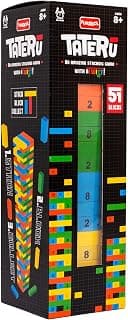 Funskool Adult Games,Tateru, Hardwood Blocks, Stacking Tower, Strategy Game, Stack Block Collect for 2 Or 4 Players,Ages 8 and Above,