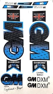 DIAMOND BLUE new edition br-01 cricket bat sticker glossy shine advance gum