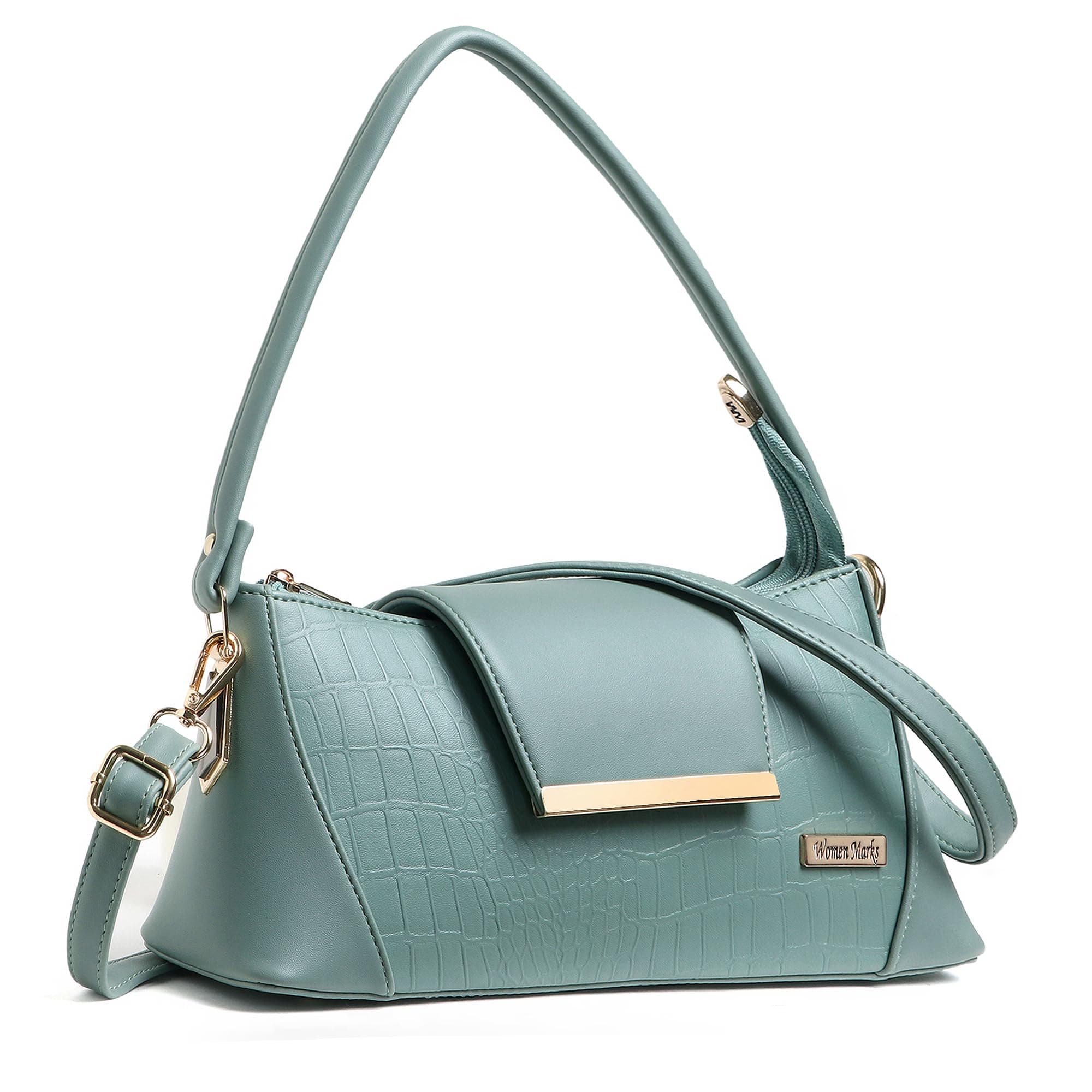 WOMEN MARKS® Textured Design adjustable shoulder strap Sling/Crossbody bag